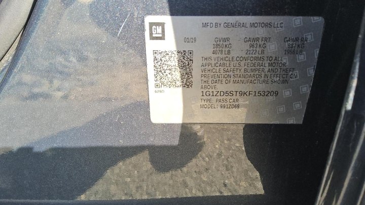 Chevrolet Malibu  2019