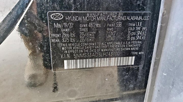 Hyundai Santa Fe  2020