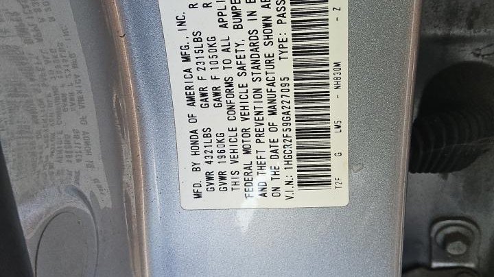 Honda Accord  2016