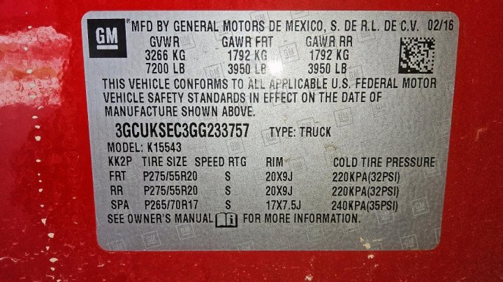 Chevrolet Silverado  2016