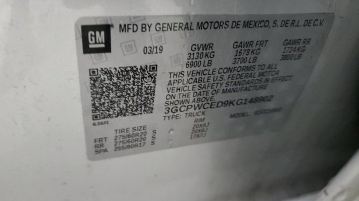 Chevrolet Silverado  2019
