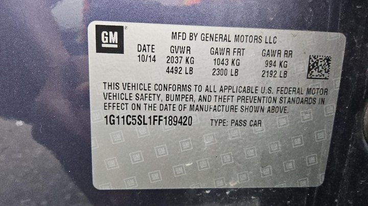 Chevrolet Malibu  2015