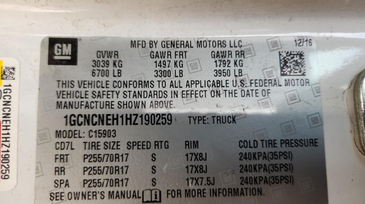 Chevrolet Silverado  2017