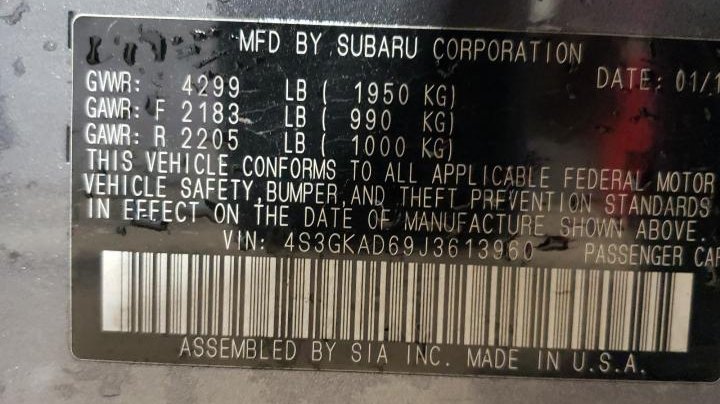 Subaru Impreza  2018