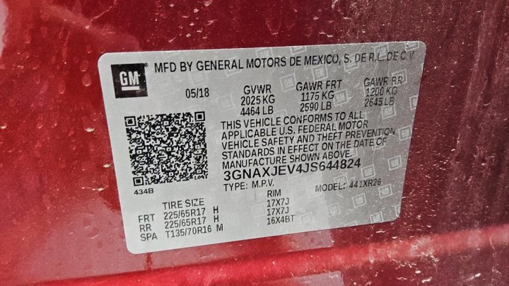 Chevrolet Equinox  2018