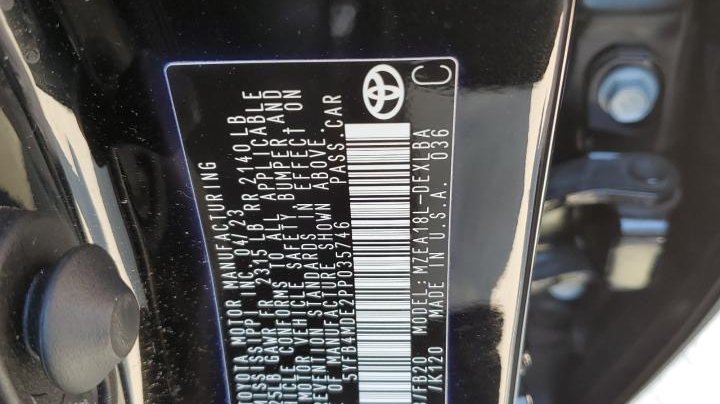 Toyota Corolla  2023