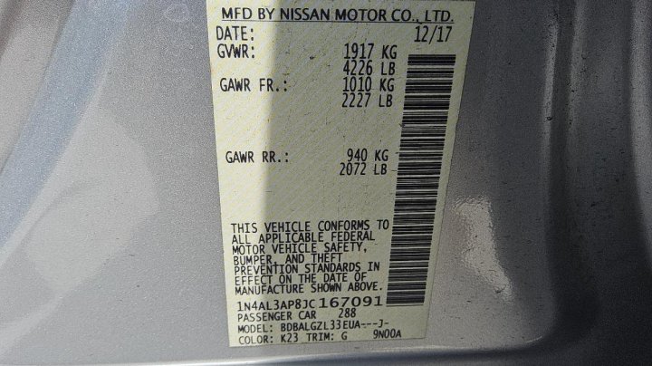 Nissan Altima  2018