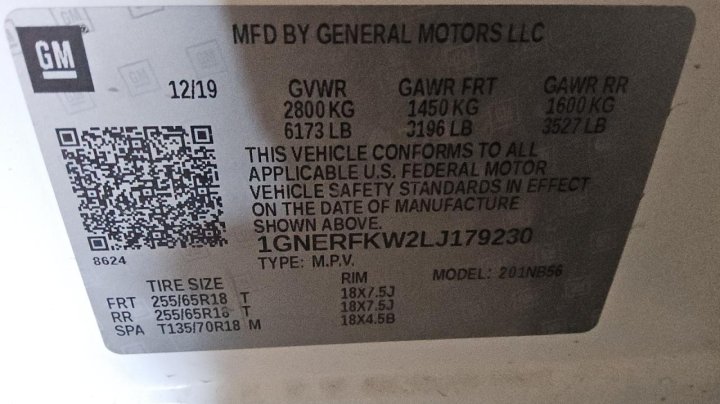 Chevrolet Traverse  2020