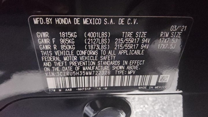 Honda HR-V  2021