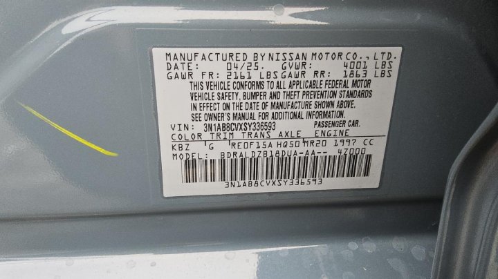 Nissan Sentra  2025