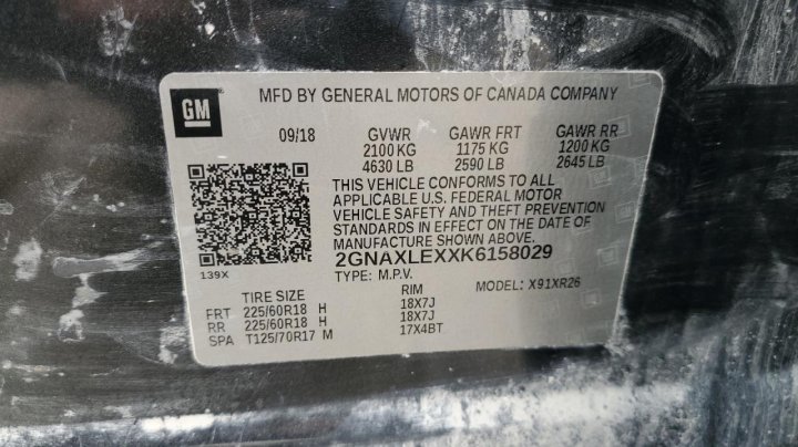 Chevrolet Equinox  2019