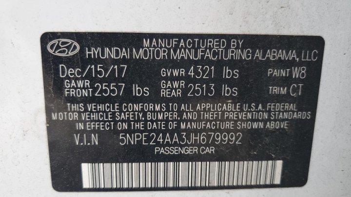 Hyundai SONATA  2018