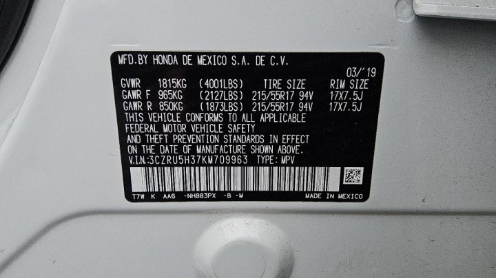 Honda HR-V  2019