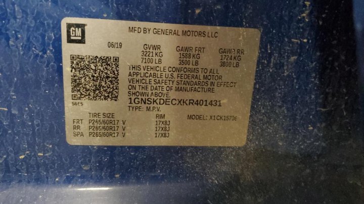 Chevrolet Tahoe  2019
