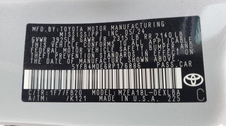 Toyota Corolla  2024