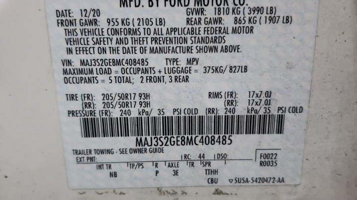Ford ECOSPORT  2021
