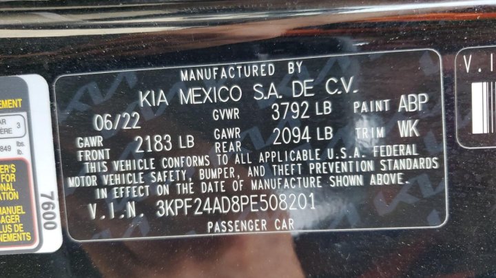 KIA FORTE  2023