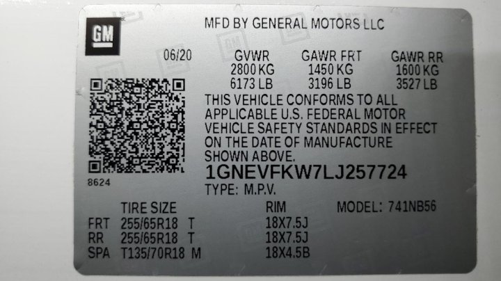 Chevrolet Traverse  2020