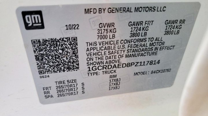 Chevrolet Silverado K1500 2023