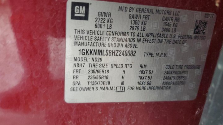 GMC Acadia SLT-1 2017