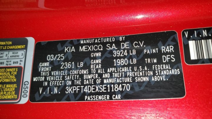 KIA K4 LX 2025