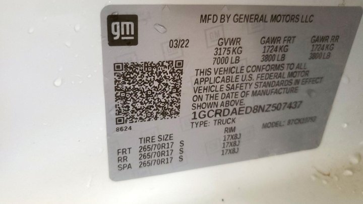 Chevrolet Silverado K1500 2022