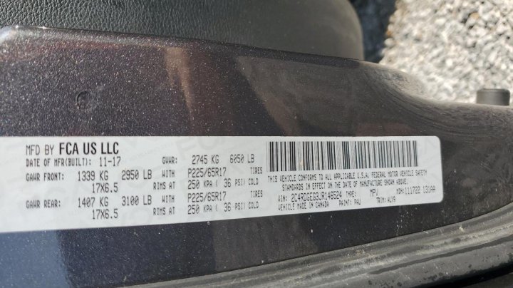 Dodge Grand Caravan GT 2018