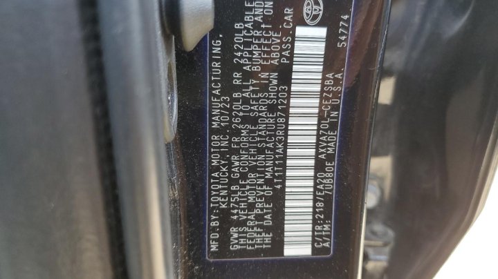 Toyota Camry SE NIGHT SHADE 2024