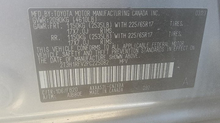 Toyota RAV4 LE 2023