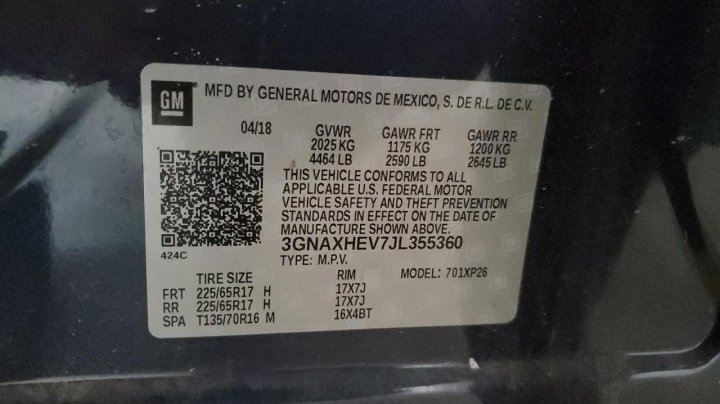 Chevrolet Equinox LS 2018