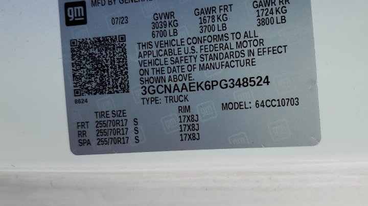 Chevrolet Silverado C1500 2023