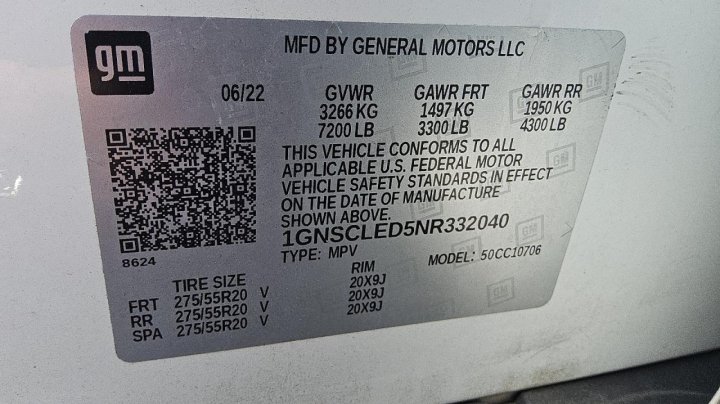 Chevrolet Tahoe C1500 2022