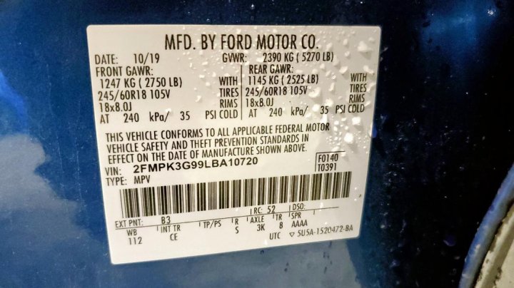 Ford EDGE SE 2020