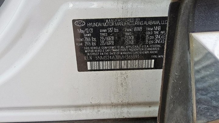 Hyundai Santa Fe SEL 2021