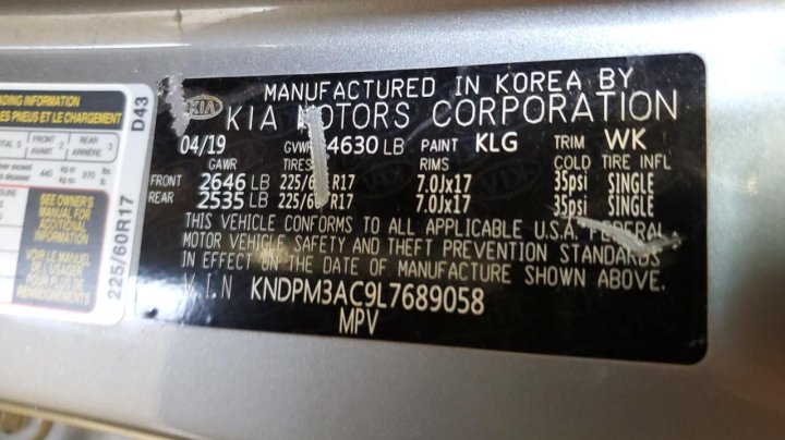 KIA Sportage LX 2020