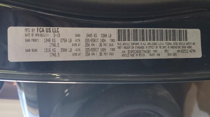 Dodge JOURNEY SE 2019