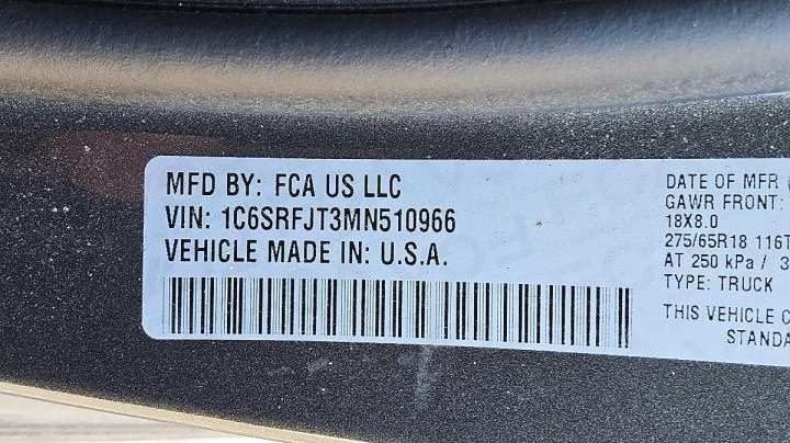 RAM 1500 LARAMIE 2021