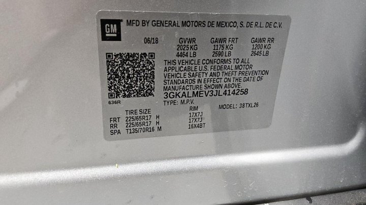 GMC TERRAIN SLE 2018