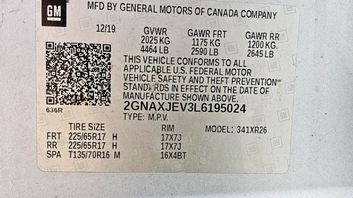 Chevrolet Equinox LT 2020