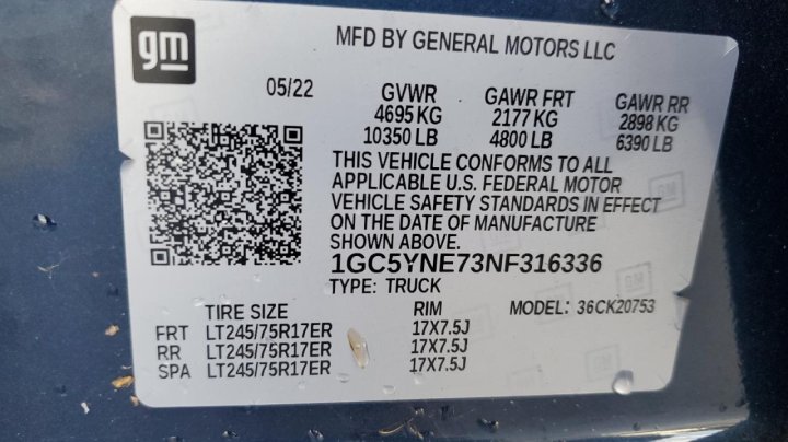 Chevrolet Silverado K2500 HEAVY DUTY LT 2022