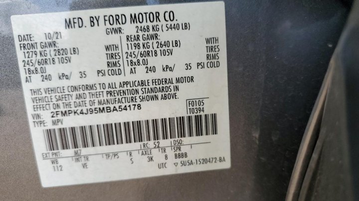 Ford EDGE SEL 2021
