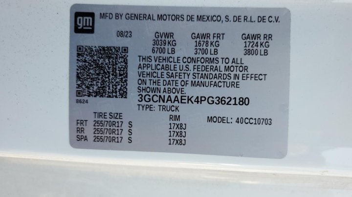Chevrolet Silverado C1500 2023