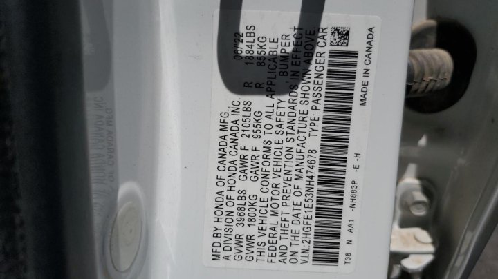 Honda Civic SI 2022