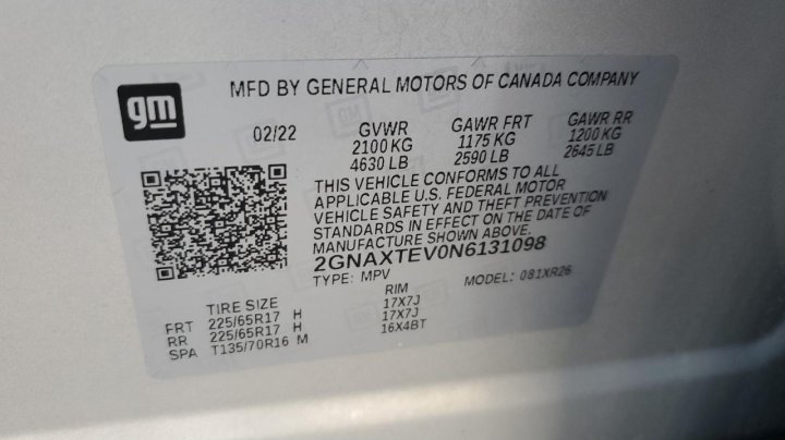 Chevrolet Equinox LT 2022
