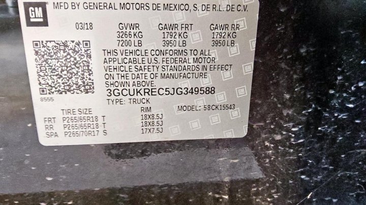 Chevrolet Silverado K1500 LT 2018