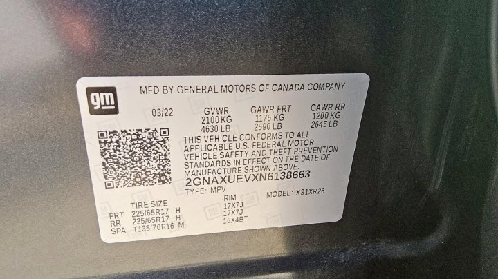 Chevrolet Equinox LT 2022