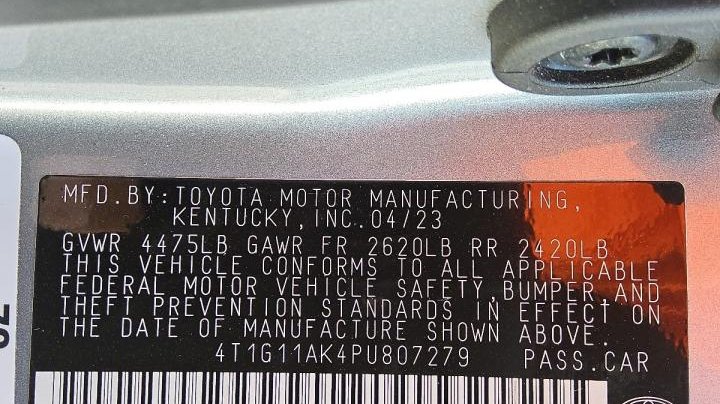Toyota Camry SE NIGHT SHADE 2023