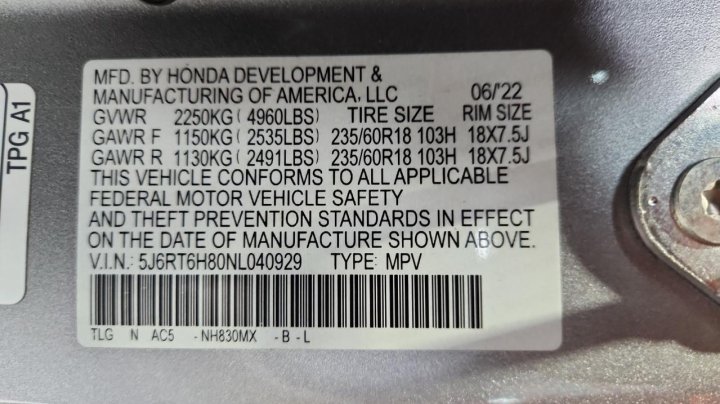 Honda CR-V EXL 2022