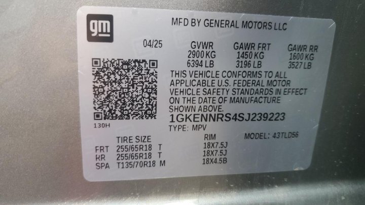 GMC Acadia ELEVATION 2025