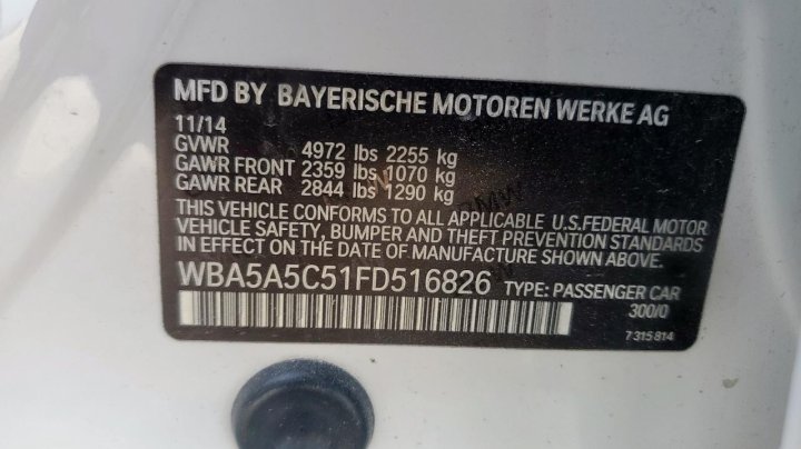 BMW 528  2015